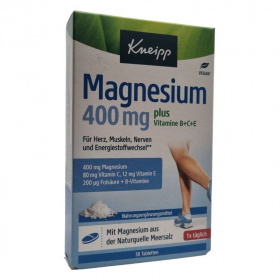 Kneipp magnézium 400+B+C+E-vitamin+folsav tabletta 30db