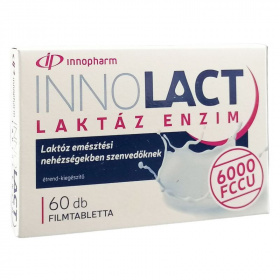 Innopharm Innolact laktáz enzim 6000FCCU filmtabletta 60db