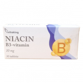 Vitaking Niacin B3-vitamin 10mg tabletta 30db