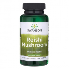 Swanson Reishi ganoderma gomba 600mg kapszula 60db