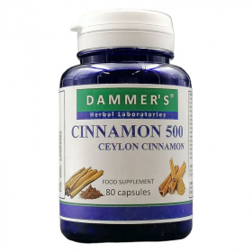 Dammers Cinnamon (fahéj por) 500mg kapszula 80db