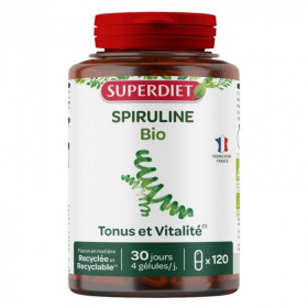 Superdiet Spirulina energia kapszula 120db