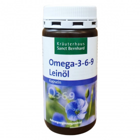 Sanct Bernhard Omega-3-6-9 lenmagolaj kapszula 180db