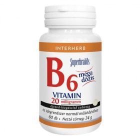 Interherb B6-vitamin 20mg tabletta 60db