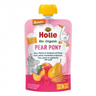 Holle bio gyümölcspüré, pear pony - körte, őszibarack, málna ,tönköly 100g 