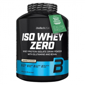 BioTechUSA Iso Whey Zero (tiramisu) tejsavó fehérjepor 2270g