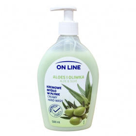 On Line folyékony krémszappan aloe vera és olíva 500ml
