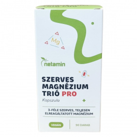 Netamin Szerves Magnézium TRIÓ Pro kapszula 90db