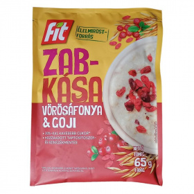 Fit Reggeli zabkása - goji bogyóval és vörösáfonyás ízesítéssel 65g