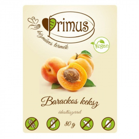 Primus vegán keksz - barackos 80g