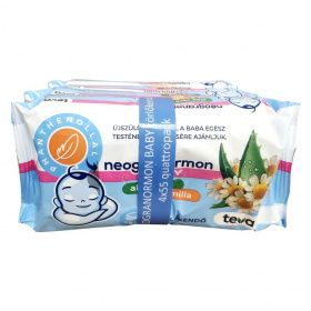 Neogranormon baby törlőkendő - aloe vera, kamilla (4x55db) 220db