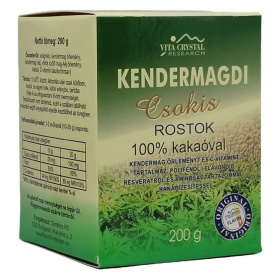 Vita Crystal Kendermagdi csokis rostos étrend-kiegészítő 200g