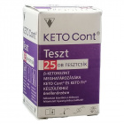 KETO Cont Teszt tesztcsík 25db 