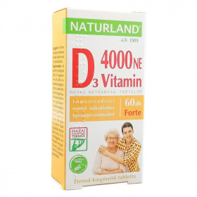 Naturland D-vitamin forte tabletta 60db