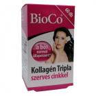BioCo Kollagén Tripla tabletta szerves cinkkel 60db 
