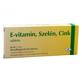 Selenium Pharma E-vitamin-szelén-cink tabletta 40db