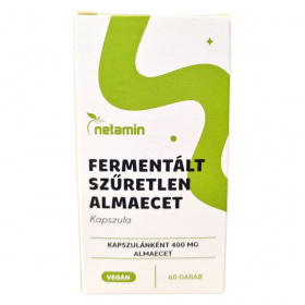 Netamin Fermentált Szűretlen Almaecet 400mg kapszula 60db
