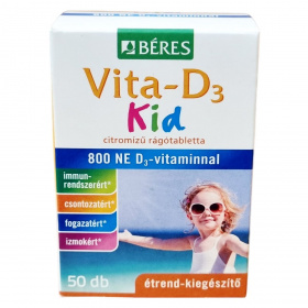 Béres Vita-D3 Kid 800NE rágótabletta 50db