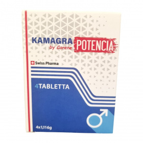 Kamagra Potencia tabletta 4db + ajándék Kamagra Energy Drink 250ml