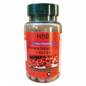H&B Tőzegáfonya tabletta 400 mg 90db