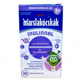 Walmark Marslakócskák Inulinnal rágótabletta - erdeigyümölcs ízű 30db