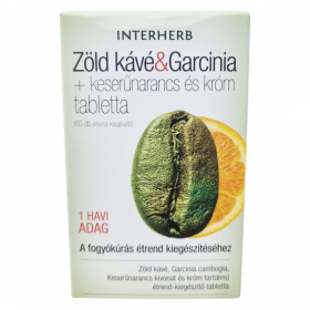Interherb Napi 1 Zöldkávé extratum + Garcinia tabletta 60db