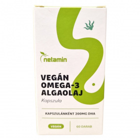 Netamin Vegan Omega-3 Algaolaj kapszula 60db