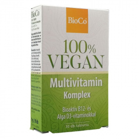 BioCo 100% VEGAN multivitamin komplex tabletta 30db