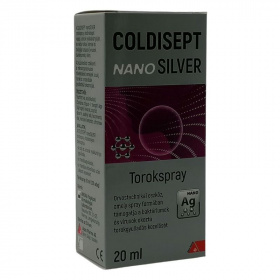 Coldisept NanoSilver torokspray 20ml