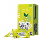 Cupper bio lime&ginger lime-gyömbér zöld tea 20x1,75g 