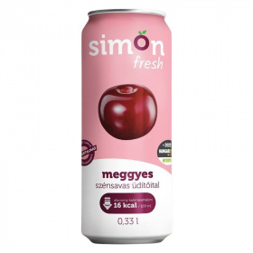 Simon Fresh meggyes szénsavas üdítőital 330ml