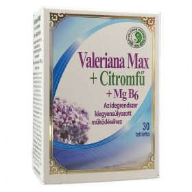 Dr. Chen Valeriana MAX + Citromfű + Magnézium + B6-vitamin tabletta 30db
