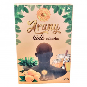 Sun Moon Arany tüdő torokcukorka 16db