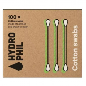 HydroPhil bambusz fültisztító pálcika (biopamuttal) 100db