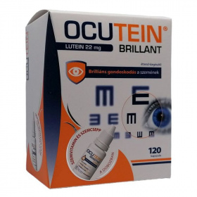 Ocutein Brillant lágyzselatin kapszula 120db + Ocutein Sensitive Care szemcsepp 15 ml