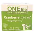 One Life Tőzegáfonya kivonat 1000 mg kapszula 90db 
