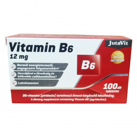 JutaVit Vitamin B6 (12mg) tabletta 100db