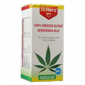 Dr. Herz 100% hidegen sajtolt kendermagolaj 50ml