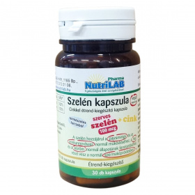 NutriLAB szelén kapszula cinkkel és E-vitaminnal 30db