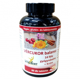 Vitalbert Vércukor Balansz tabletta 60db