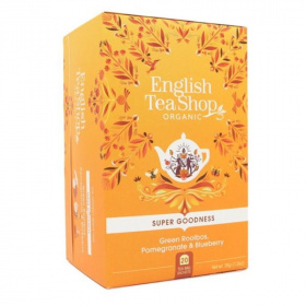 English Tea Shop 20 bio zöld rooibos gránátalma áfonya tea 35g