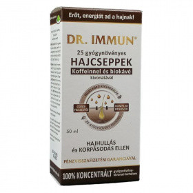 Dr. Immun Hajcseppek Koffeines, biokávé kivonattal 50ml