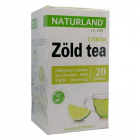 Naturland citrom ízű zöld tea 20db 