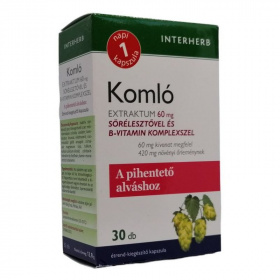 Interherb Napi 1 Komló Extraktum 60mg + B-komplex kapszula 30db