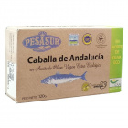 Pesasur makréla filé bio extraszűz olívaolajban, dobozban 120g 