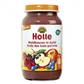 Holle bio bébiétel - almapüré erdei gyümölcsökkel 220g