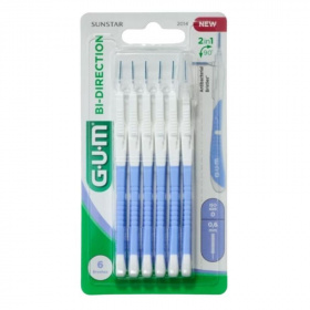 Gum Bi-Direction fogközi kefe 0,6mm-es, 6db