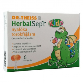 Dr. Theiss Herbalsept nyalóka torokfájásra 6db