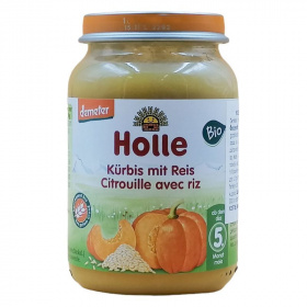 Holle Bio bébiétel - sütőtök-rizzsel 190g