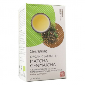 Clearspring bio Japan Matcha Genmaicha tea 20x1,8g